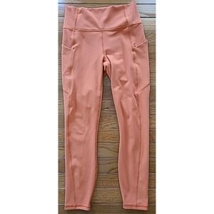 Target Women's High Waisted Creamsicle Leggings Yoga Workout Pants Pockets Sz XS
